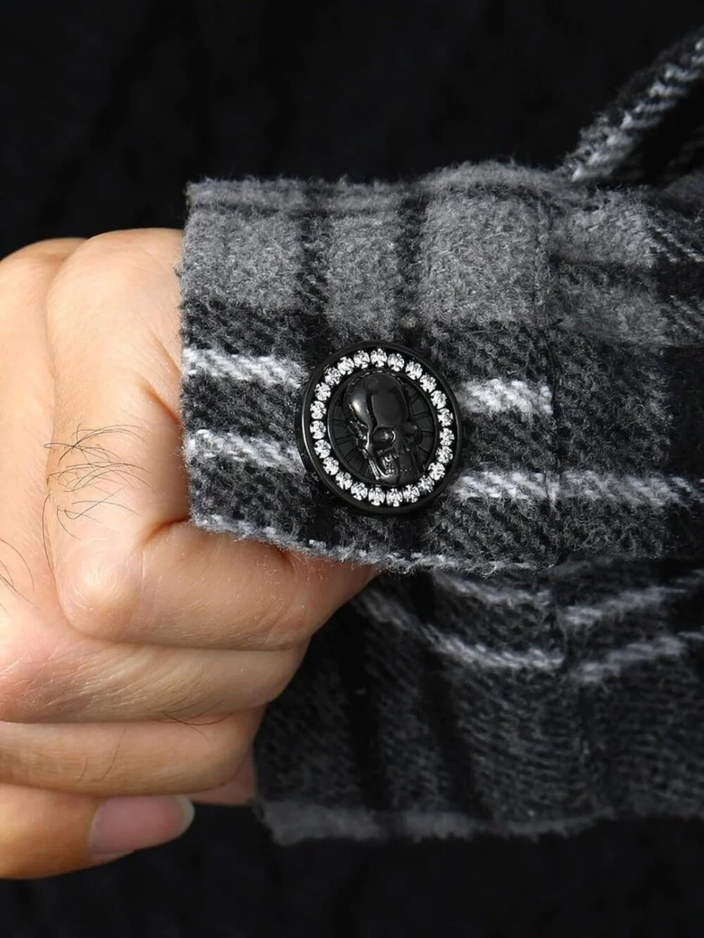 Viking-Inspired Stainless Steel Cufflinks & Shirt Studs Set - Perfect Gift!